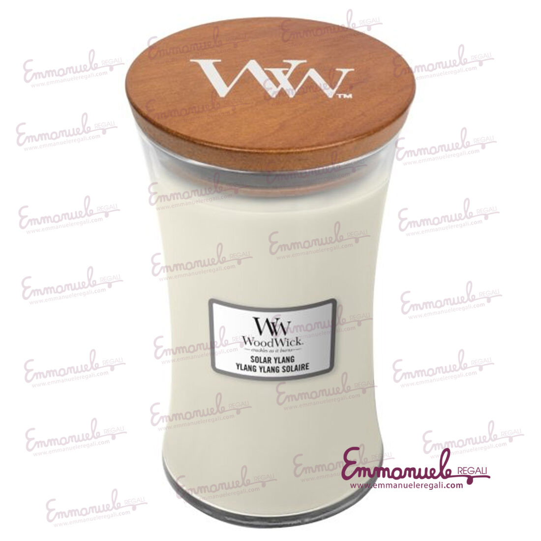 Woodwick - Candela Grande Solar Ylang ->